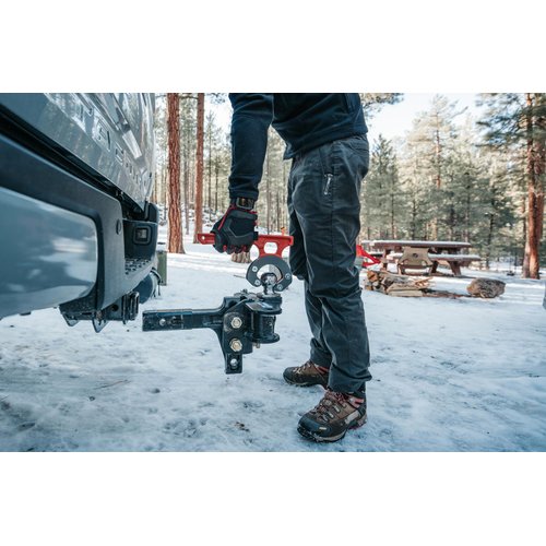 HitchGrip Quick Connect Hitch Coupling Tool for RV and Travel Trailer Weight Distribution Hitch Ball Mounts, Fits 2-5/16" Balls, Orange