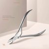 5 Pack Cuticle Trimmer Stainless Steel Cuticle Nipper Dead Skin Remover Scissors Clippers Nail Art Pusher Tools for Fingernails and Toenails