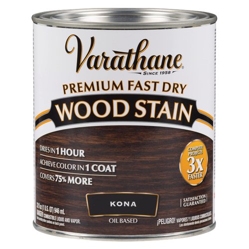Varathane Varathane-262010 Premium Fast Dry Wood Stain, Quart, Kona