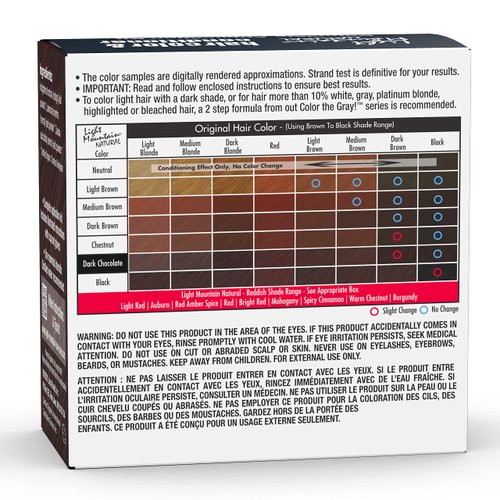 Light Mountain Henna Hair Color & Conditioner - Dark Chocolate Hair Dye for Men/Women, Organic Henna Leaf Powder and Botanicals, Chemical-Free, Semi-Permanent Hair Color, 4 Oz (Pack of 3)