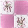 Keep Unique 20-ct 13x13 Flowers Paper Luncheon Decoupage Napkins, 3-Ply Servilletas Printed Flower Sweet Lavender Cocktail Napkin for Art, Dinner and Party, Disposable Napkins Decorative