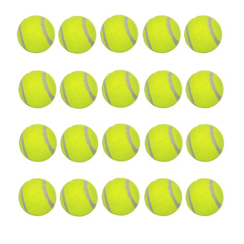 LUCKYERMORE Dog Tennis Balls 20 Pack Pet Tennis Ball for Small Dogs Premium Fetch Toy Non-Toxic Non-Abrasive Material 2 Inch Mini Tennis Ball for Puppy Small Dog