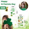 jejucy St Patricks Day Tattoos,16 Unique Sheets Temporary Tattoos St. Patricks Day Accessories, Irish St Patricks Day Decorations Shamrock Gnomes Hats Saint Patricks Day Face Stickers for Adult Kids