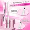 FADLASH 2-in-1 Lash Glue Liner and Remover Eyeliner Lash-Enhancing Eyelash Adhesive Eyeliner Waterproof Makeup Eyeliner Instead of Lash Glue Easy Touch-Up
