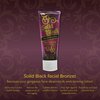 Millennium Tanning Solid Black Facial Bronzer, Skin-Firming Tanning Lotion for Face, 4 ounces