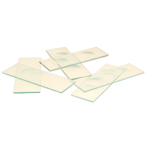 Microscope Slides with Single Concavity, 10/PK - Eisco Labs