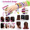 Friendship Bracelet Making Kit Toys, Ages 7 8 9 10 11 12 Year Old Girls Gifts Ideas, Birthday Present for Teen Girl, Arts and Crafts String Maker Tool, Bracelet DIY, Kids Travel Activity Set