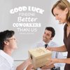 LIGHTEN LIFE Good Luck Finding Better Coworkers Than Us Whiskey Glass 12 oz,Novelty Coworker Leaving Gift in Valued Wooden Box,Farewell Gift for Coworker Boss Colleague Friend Men