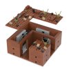 MOOXI WW2 Weapons Depot Military Building Block Set(252PCS).Build Different Combat Military Buildings.