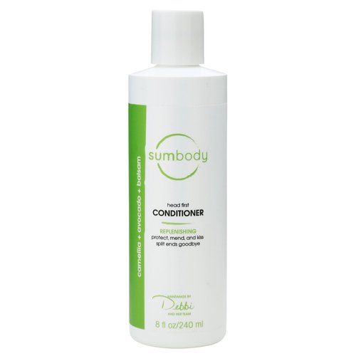 Sumbody Natural Hydrating Conditioner for Women and Men Head First – (8 fl oz) Deep Conditioner for Dry Hair, Moisturizing Conditioner & Hair Softener, Frizz Control Conditioner, Made in USA
