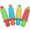 4pcs Clay Rolling Pin Soft Clay Plasticine Dough Modelling Roller Sticks Children Clay and Dough Playing Tools Kids Playdough Kit