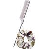 YS Park 132 White Tail Comb 9.4" and Goomee Scrunchie (Bundle)