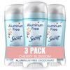 Secret Aluminum Free Deodorant for Women, 48hr Odor Protection, Free of Parabens Dyes Talc & Baking Soda, Cherry Blossom Scent, 2.4 oz (Pack Of 3)