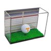 Better Display Cases Clear Acrylic Single Golf Ball Display Case Black Back Turf Floor (A045-TB)