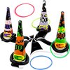 Halloween Games - Inflatable Witch Hat Ring Toss Game for Kids Adults Families, Gifts Toys Indoor Outdoor Holiday Party Supplies Decorations