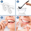 EZGO Teeth Whitening Trays, BPA Free Moldable Mouth Trays, Custom Fit, Comfortable, Trimmable Mouth Guard, Used on Teeth Grinding, Teeth Whitening, and Sports Campaign (3 Trays)