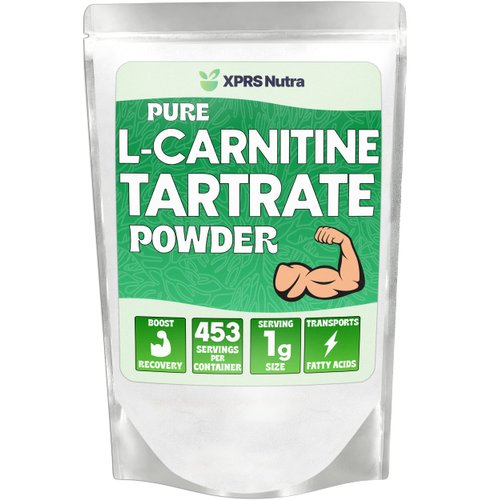 XPRS Nutra L Carnitine L Tartrate Powder - Premium Pure L Carnitine Tartrate - L-Carnitine Powder - Vegan Friendly Bulk L Carnitine Powder - Amino Acid L Carnitine Supplement (16 Ounce)