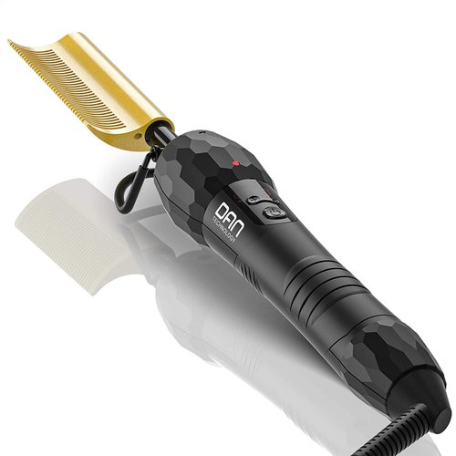 DAN Technology Hot Comb Hair Straightener, Ceramic, 15 Temperatures Adjustable, Digital Display, for Thick Hair