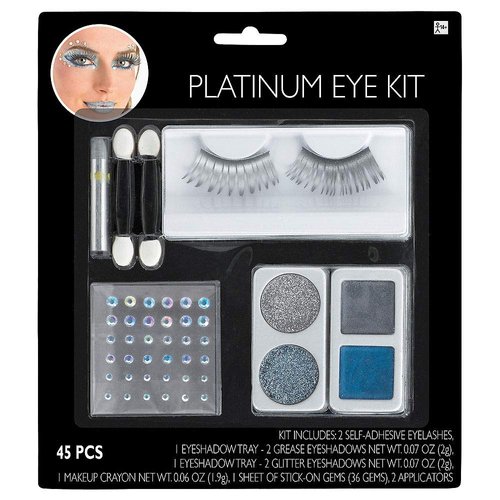 Hallo Makeup Halloween Costume Accessories Makeup Silver Eye Makeup Kit