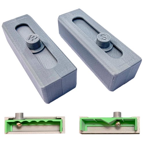 2 Pieces | CocoSnap Fidget Clickers | Feel & Sound | Washboard, Toggle Switch & Coconut Horse Gallop | Magnetic Noise Maker | Stress Relief Gift | Anxiety Sensory Focus | Fidget Walker Kool Fingers