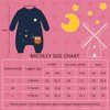 MICHLEY Baby Sleeping Bag Sack Long Sleeve with Feet Winter Swaddle Wearable Blanket for Boys Girls,Owl,5-6Years
