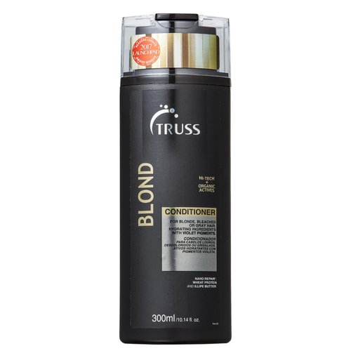 TRUSS Blond Conditioner - Violet Purple Conditioner For Blonde, Bleached &amp; Gray Hair - Color Prot...