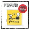 Peanuts for Pets Interactive Crinkle Friendship Comic Book Toy with Squeakers and Treat Pockets for Mental Stimulation, Snuffle Mat Dog Toy, 6x6” to 18”