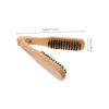 Beatifufu Hair Straighter Comb Hair Brush Manual Hair Straighter Handy Hair Straighter