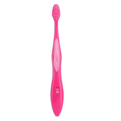 Professional Children Toothbrush, Extra Soft Hair Anti-Slip Kids Toothbrush for 8-12 Years Old Child(Rose Red)