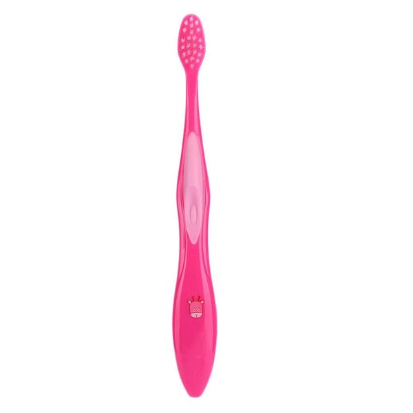 Professional Children Toothbrush, Extra Soft Hair Anti-Slip Kids Toothbrush for 8-12 Years Old Child(Rose Red)