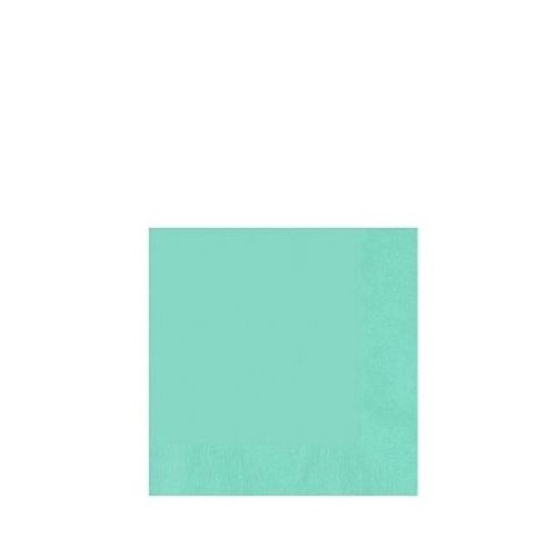 amscan Robin Egg Blue Teal Beverage Napkins 2-ply (150 Pack)