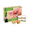 Vaadi Herbals Pedicure Manicure Kit with Grapeseed Extract and Fenugreek - ★ Soothing and Relaxing - ★ ALL Natural - ★ Suitable for All Skin Types and Both for Men and Women - 135 Grams
