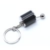 GT//Rotors Six Speed Manual Transmission Shift Gearbox Gear Shift Fidget Toy Automotive Part Car Keychain Key Ring (Black)
