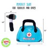 Talking Plush Toy Doctor Kit for Toddlers | Doctor Playset | Kid Doctor Set | Doctor Kit for Toddlers | Dr Kit | Includes Talking Blood Pressure Meter, Otoscope, Stethoscope, Thermometer & Syringe