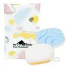 myHomeBody Face Wash Sponges, Face Sponge for Washing Face, Facial Sponges for Cleansing and Exfoliating, Cleansing Sponges for Face, 2 Sides, 2 Textures, 2 Pack