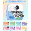 Moizoe Kids Camera Instant Print, Christmas Birthday Gifts for Boys Age 3-12, Kids Digital Camera with 1080P Videos, Toddler Toys for 4 5 6 7 8 9 Year Old Boys Girls, Blue