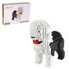 Larcele MIcro Dog Building Blocks Pet Mini Building Toy Bricks,950 Pieces KLJM-02 (Old English Sheepdog)