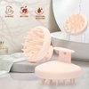 BEAUTLOHAS. One-Piece Silicone Scalp Massage Brush, Scalp Scrubber with Soft Silicone Scalp Massage Deep Cleansing, Relaxation & Hair Growth Soft, Durable, Gentle on Scalp,Wet Dry Hair Massager Brush