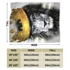 Lion Blanket Lion with Crown Throw Blanket Lion Gifts and Decor Lion Blanket for Men Women Girls Boys Soft Warm Cozy Fleece Blanket for Couch Sofa ​Bed 50"x40"
