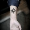 Oottati 15 Sheets Small Cute Hand Arm Temporary Tattoo Stickers Black Dragon Snake Star Cross Wolf Flower Scorpion Spider Totem