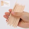200pcs Orange Sticks for Nails 4.5 inch Double Sided Wooden Cuticle Pusher Remover Nail Art Manicure Pedicure Tool for Manicure Pedicure