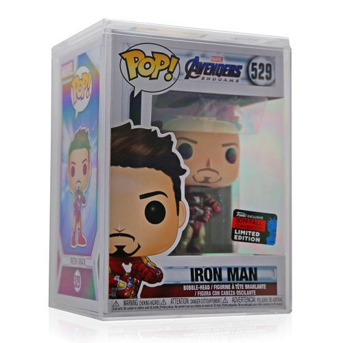 Hard Plastic Funko Pop Protector Display Case - Stackable & Interlocking (2) Boxes