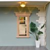 iLAND Dollhouse Accessories on 1/12 Scale, Wooden Dollhouse Window w/Molding in Neoclassical Style
