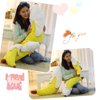 HOSTK Banana Plush Pillow, Peeled Banana Stuffed, Soft Toys Food Plushie Banana Hugging Pillow, Gift for Birthday, Valentine, Christmas (19.6 inches)
