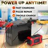 Mata1 Car Battery Charger (12V / 6A), Automotive Trickle Charger for Lead Acid Batteries, Smart LCD Display w/ 4 Charging Modes, Automobile Maintainer for Car, Motorcycle, Lawn Mower, RV & ATV