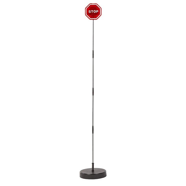 CENTAURUS Garage Parking Assist Led Flashing Garage Parking Sensor Perfect Target Indicator Parking Flashlight System with Adjustable Height Guide LED Stop Sign Bumper Sensor, Red (1 Pack)