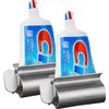 The Original Toothpaste Squeezer Tube Roller Stainless Steel , Puts an end to Waste - Simple and Practical (Silver)