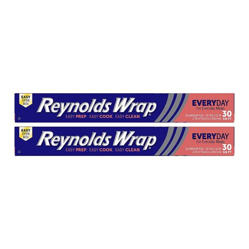 Reynolds Wrap Aluminum Foil (30 Sq Ft (Pack of 2))