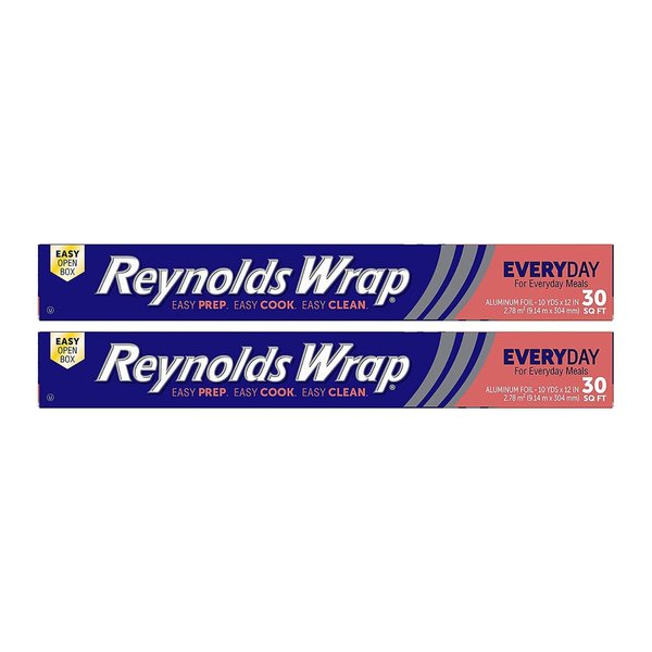 Reynolds Wrap Aluminum Foil (30 Sq Ft (Pack of 2))