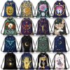 Kacctyen 16 Pcs Tarot Card Velvet Storage Bag Bulk Tarot Card Bag Velvet Drawstring Bag Dice Tarot Card Holder Jewelry Pouch for Enthusiasts Hand Gift Bags, 7.1 x 5.9 Inches